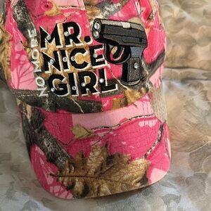 Mr. Nice Girl Pink Camouflage Hat